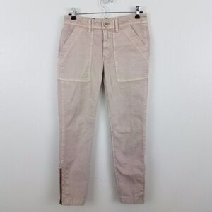 J crew skinny zipper pant gray pink womens‎ 27 x 27